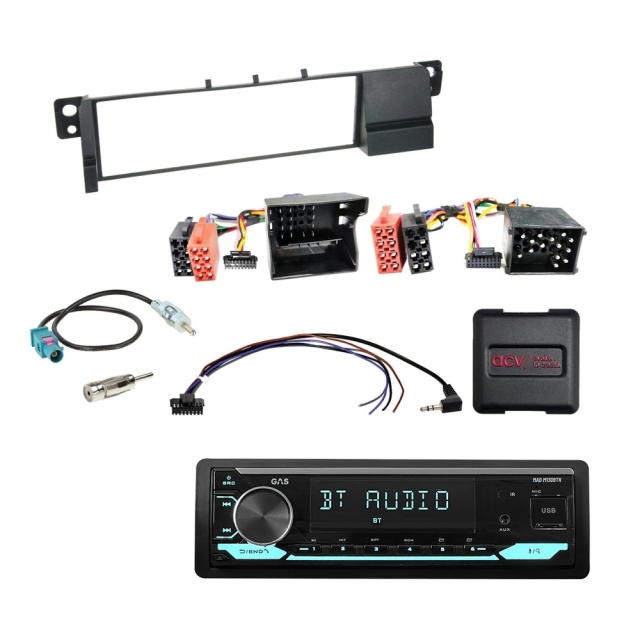 GAS MAD M130-BTN Autoradiopakke til BMW E46