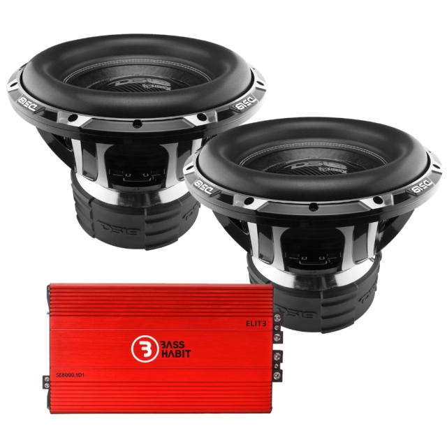 2-pack DS18 HOOLIGAN-X15.1DHE med Bass Habit SE8000.1D1