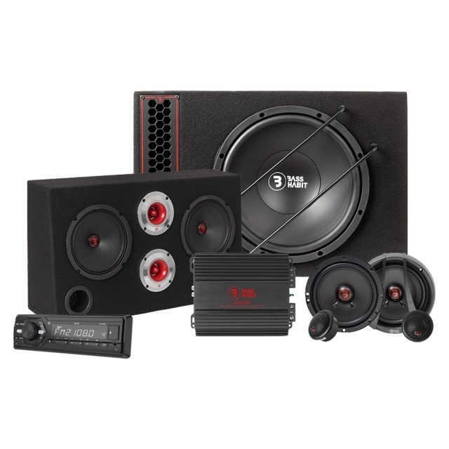 Bass Habit PL112A med M100-BT komplet pakke