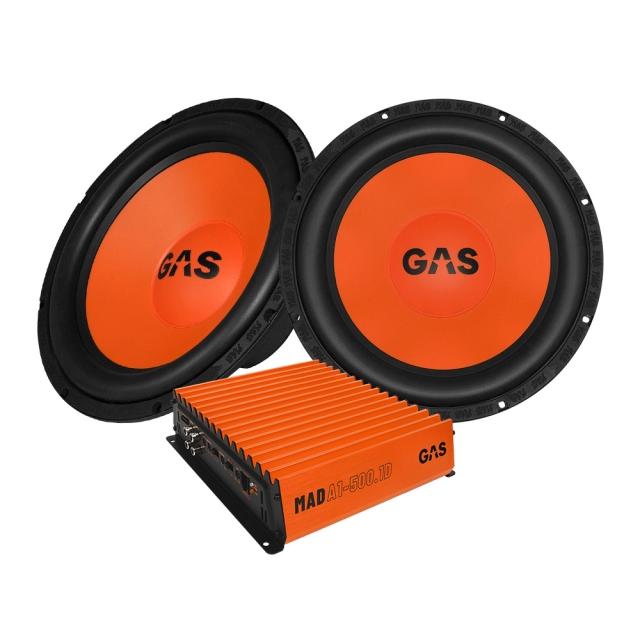 2-pak GAS MAD S1-124 & MAD A1-500.1D