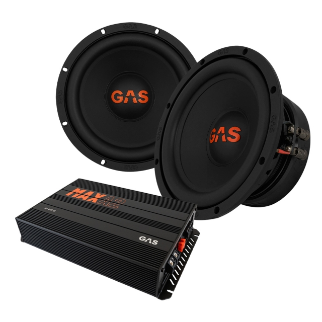 2-pak GAS MAD S2-8D2 & MAX A2-800.1D