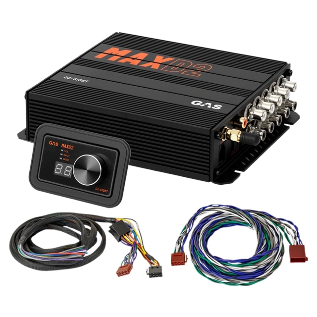 GAS MAX D2-610BT til biler med ISO/universal