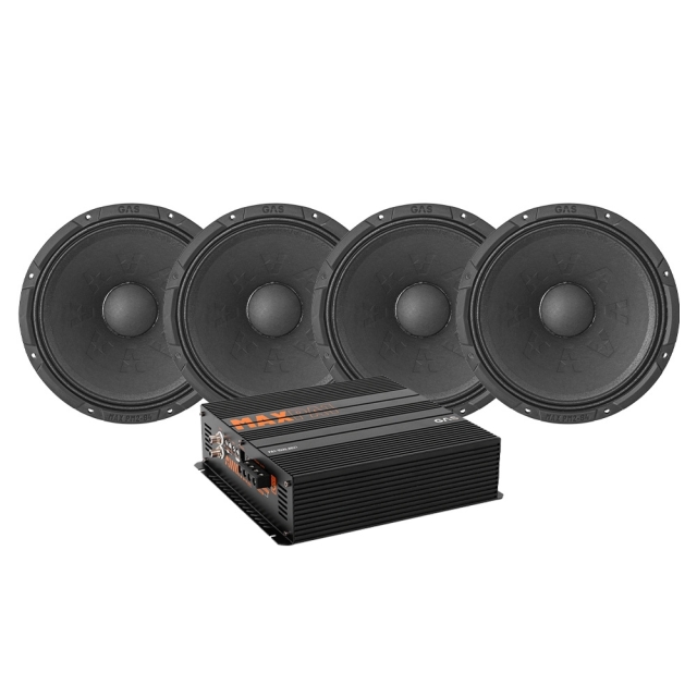 4-pak GAS MAX PM2-84 med MAX PA1-1500.2DZ1