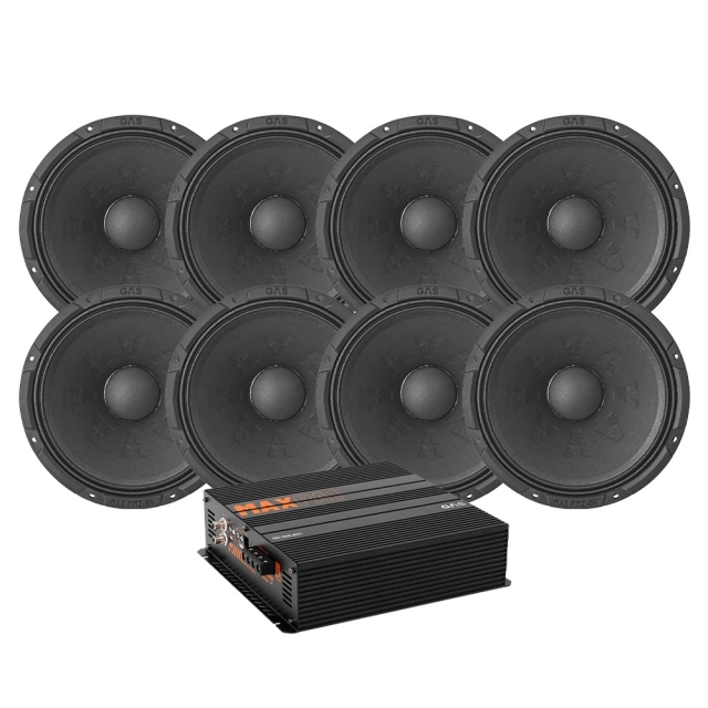 8-pak GAS MAX PM2-84 med MAX PA1-1500.2DZ1