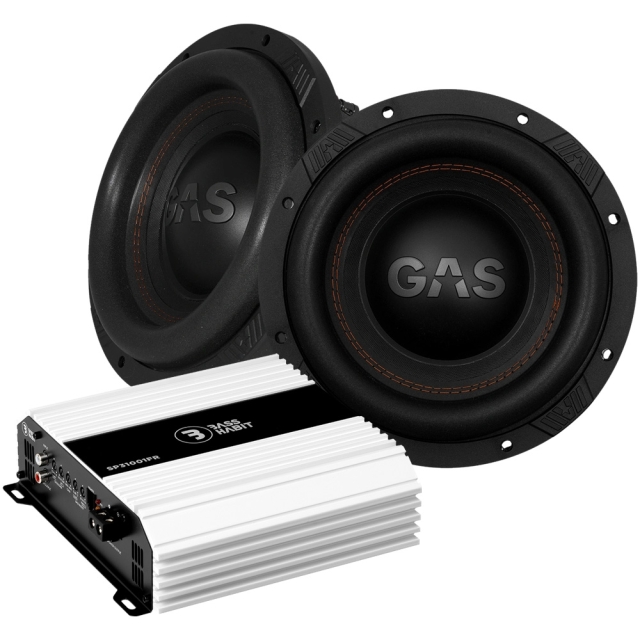 2-pak GAS MAX S1-10D1 med Bass Habit SP31001FR