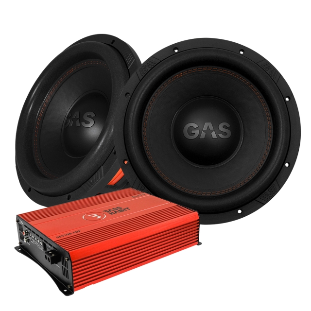 2-pak GAS MAX S1-12D2 & SPL ELITE 5100.1DF