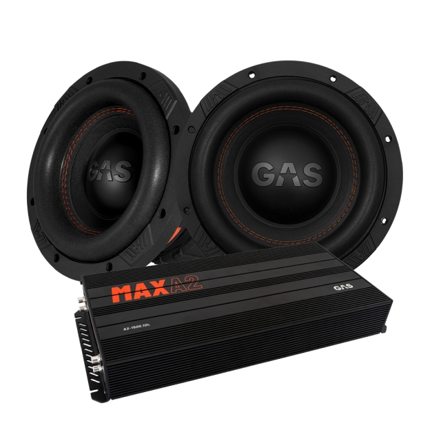 2-pak GAS MAX S1-8D1 & MAX A2-1500.1D