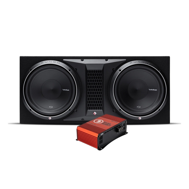 Rockford Fosgate P2-2X12 & Bass Habit SPL ELITE 1200.1DF