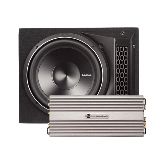 Rockford Fosgate P3, 1x12 tommers baskasse & DLS CCi500