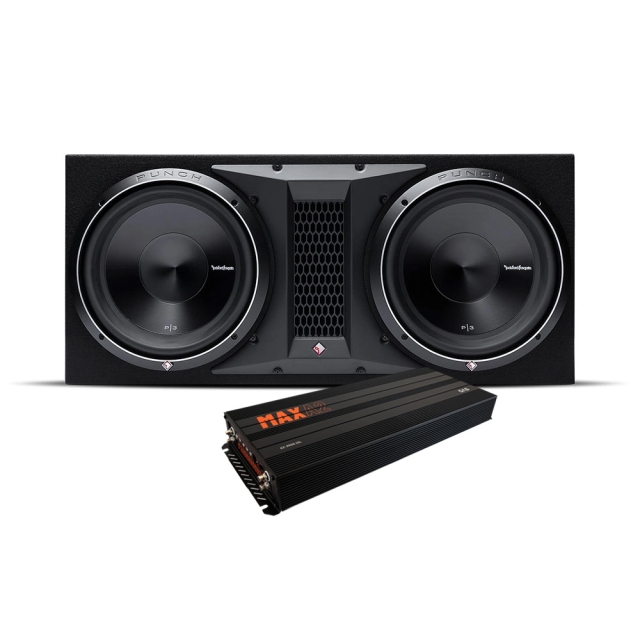 Rockford Fosgate P3 2x12 & GAS MAX A2-2500.1DL