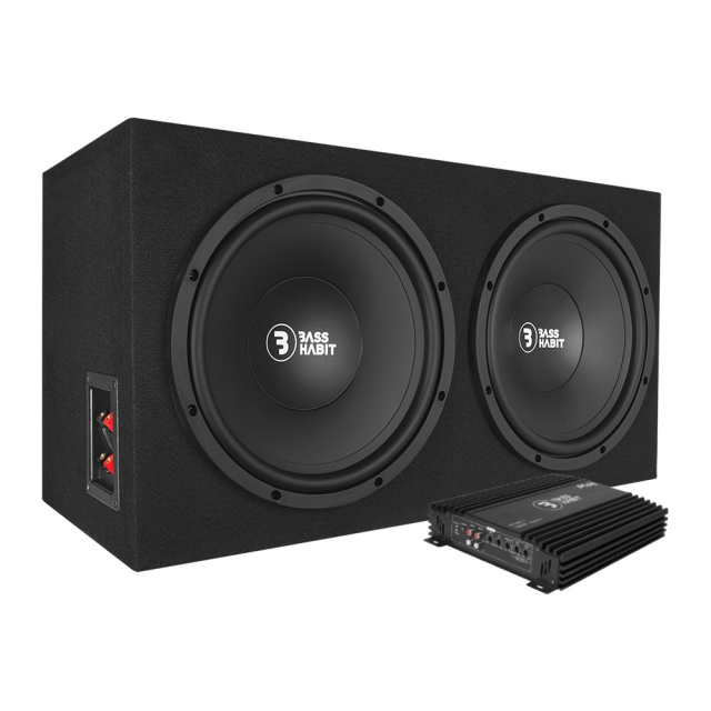 Bass Habit Play PL212 2x12 tommer med Play Power 1000.1