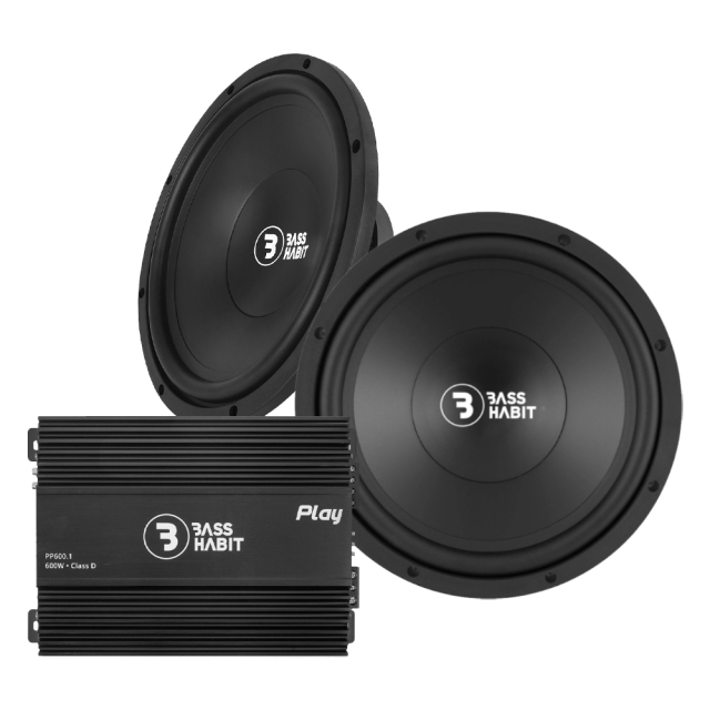2-pak Bass Habit P300 & Play Power 600.1 (gen. 2)