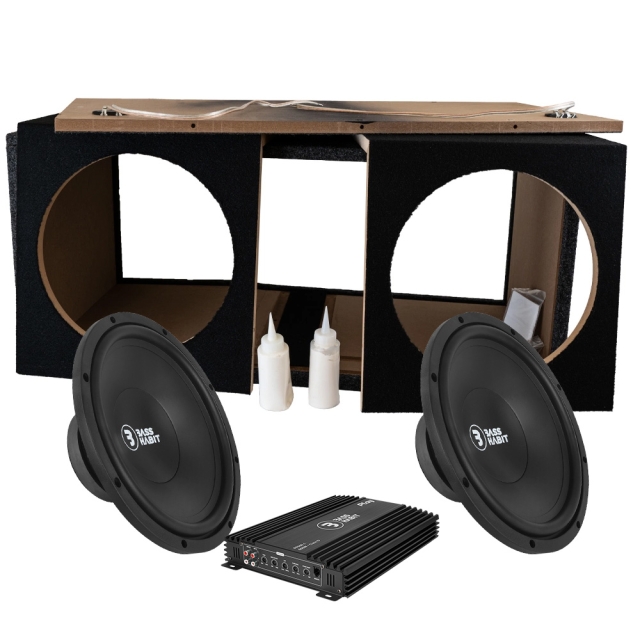 2-pak Bass Habit PL300 i kasse med PP 600.1 (gen. 2)