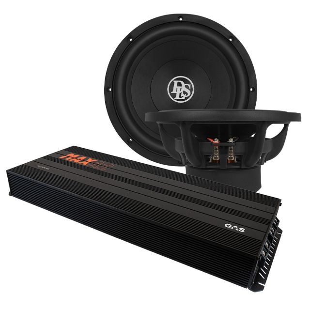 2-pak DLS Reference RCW12.D2 & GAS MAX A2-2500.1DL