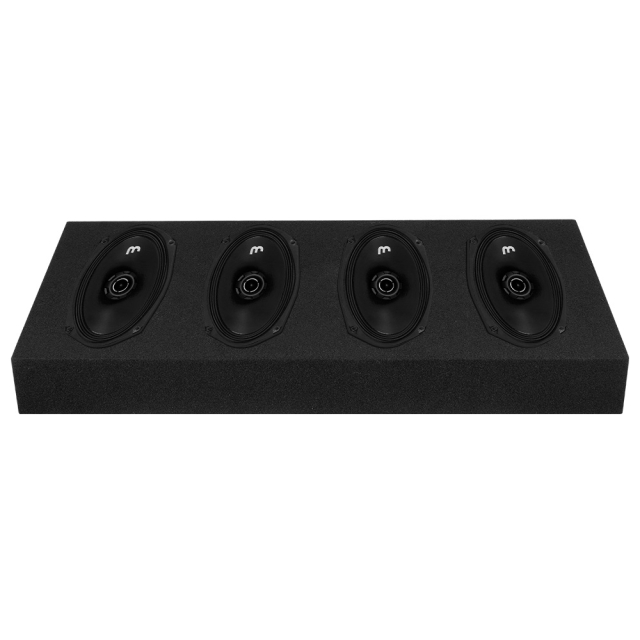 4-pak Bass Habit SPL Elite SE690CX i portet raggarplanke