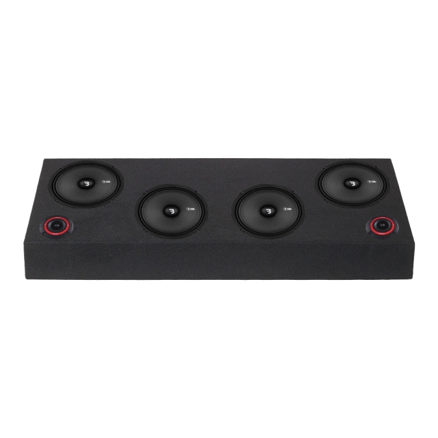 4-pak Bass Habit SP200M med SP25A i hattehyldekabinet