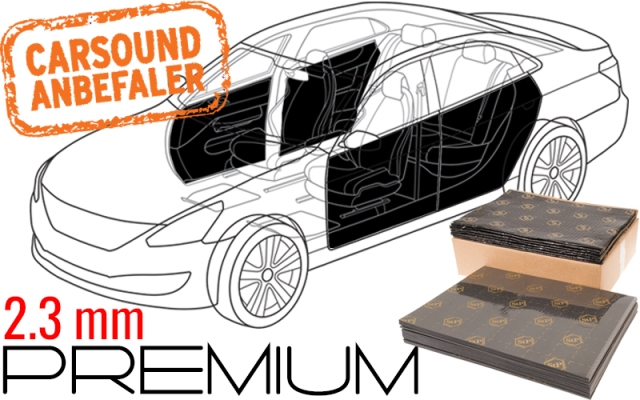 Støjdæmpepakke Premium  - 4 DØRE