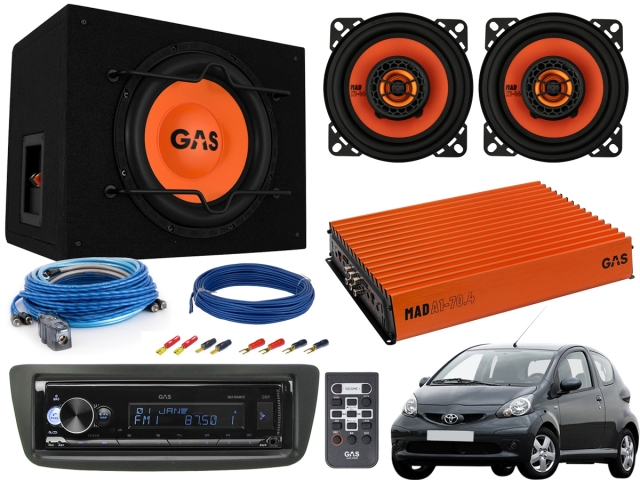 Toyota Aygo (2005-2014) GAS Lydpakke - LOUD