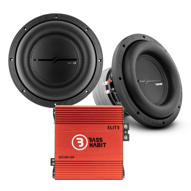 2-pack DS18 ZXI10.2D & Bass Habit SPL ELITE 3100.1D