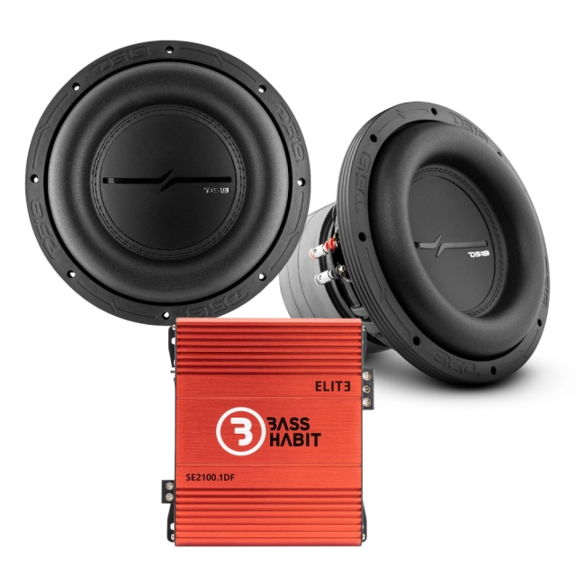 2-pack DS18 ZXI10.4D & Bass Habit SPL ELITE 2100.1D