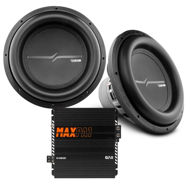DS18 ZXI15.4D & GAS MAX PA1-3000.1DZ1