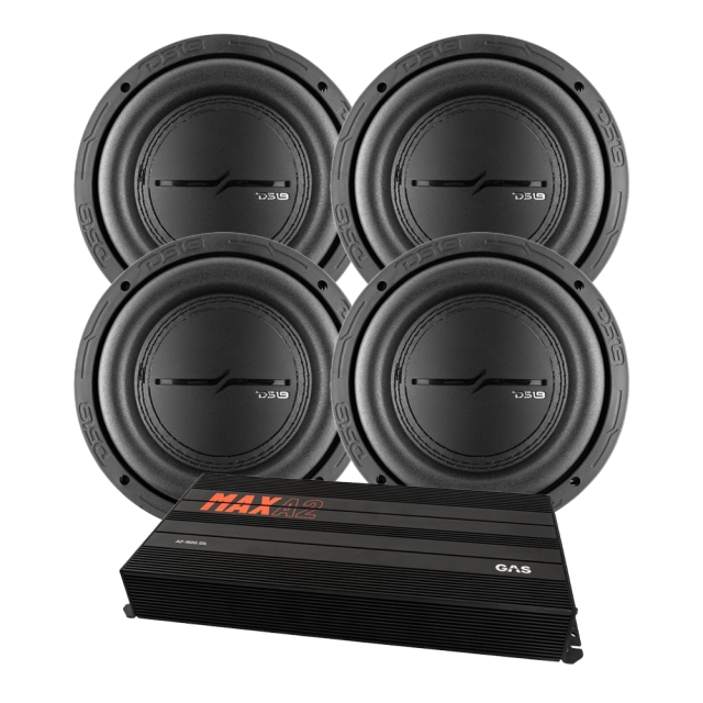 4-pak DS18 ZXI6.2D & GAS MAX A2-1500.1DL