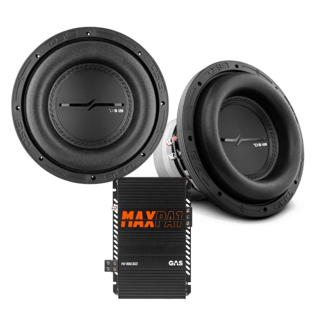2-pack DS18 ZXI8.2D & GAS MAX PA1-1500.1DZ2